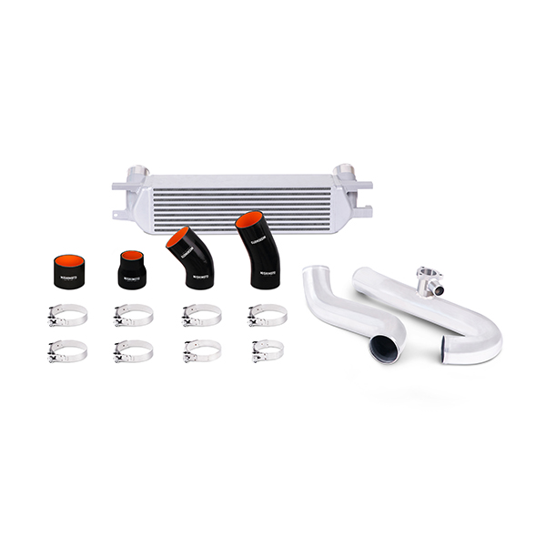Mishimoto — Mishimoto 2015 Ford Mustang EcoBoost Performance Intercooler Kit - Silver Core Polished Pipes - view 12